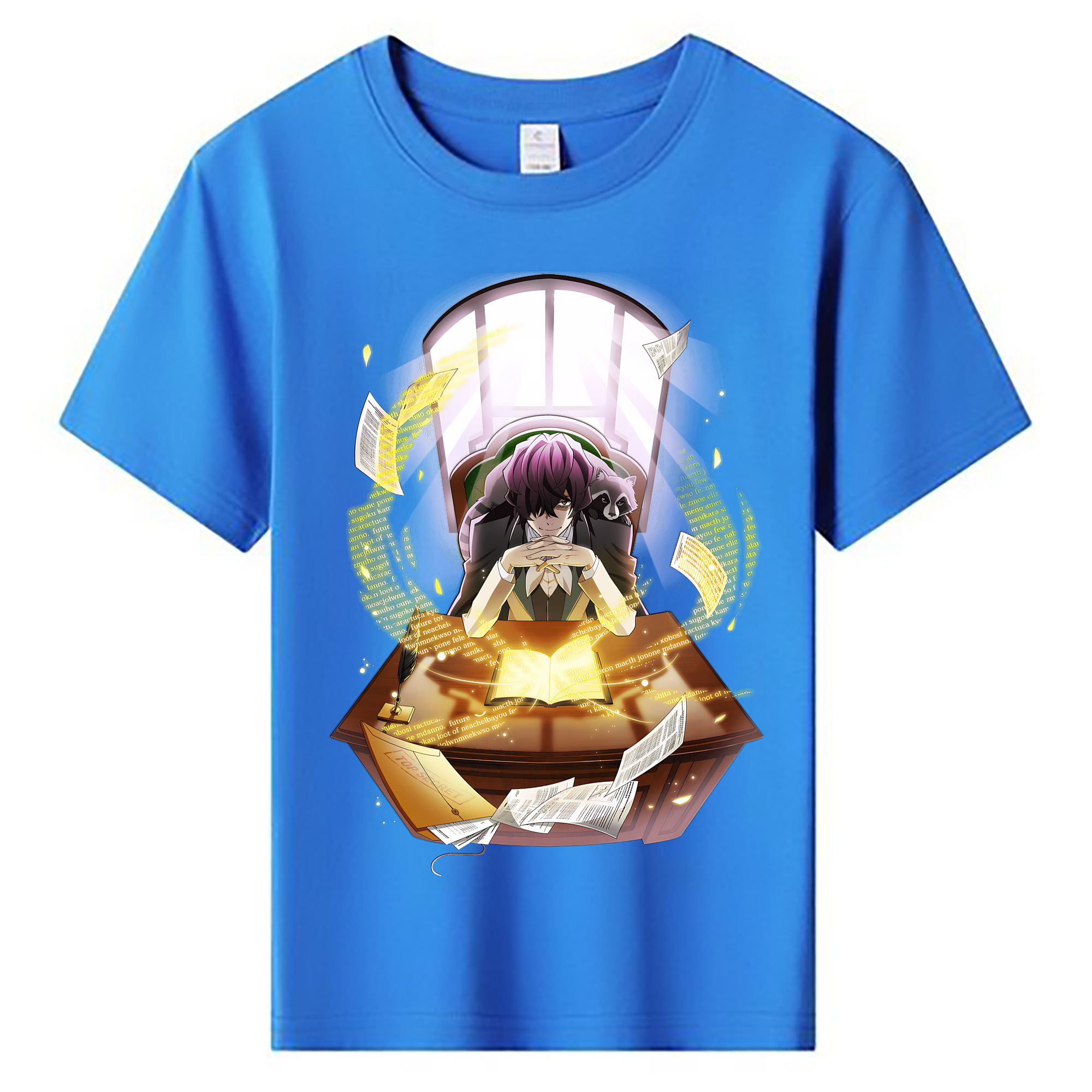 （画像用） 文豪ストレイドッグス Bungo Stray Dogs 綿100％キッズTシャツ（フロントプリント）